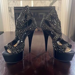 Pleaser heels gently worn for Halloween *one of a kind style!